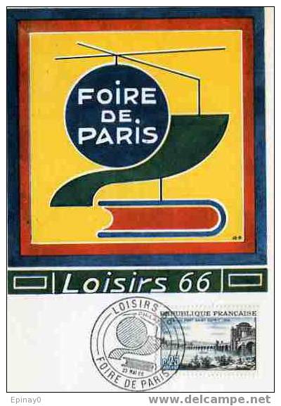 Philatélie - Salon - Exposition - Foire De PARIS 1966 - Loisirs - Ausstellungen