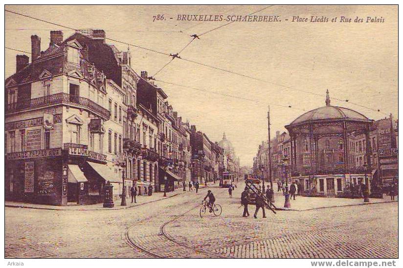 SCHAERBEEK = Place Liedts Et Rue Des Palais  (H. Georges N° 786) - Schaarbeek - Schaerbeek