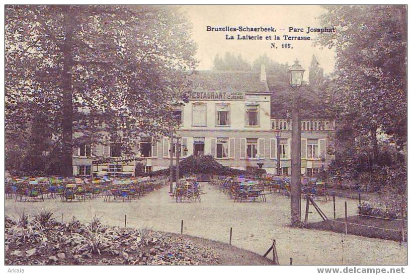 SCHAERBEEK = Parc Josephat - La Laitière Et La Terrasse  N° 165 - Schaerbeek - Schaarbeek