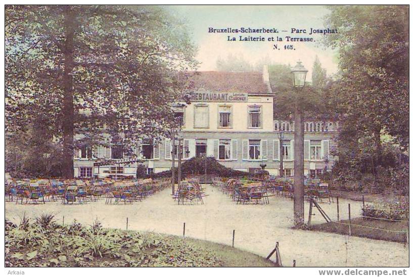 SCHAERBEEK =  La Laitière Et La Terrasse  N° 165 (couleur - Vierge) - Schaarbeek - Schaerbeek