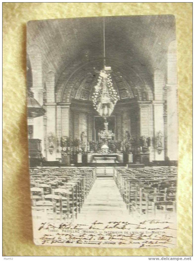 33 PAUILLAC INTERIEUR EGLISE ST MARTIN - Pauillac