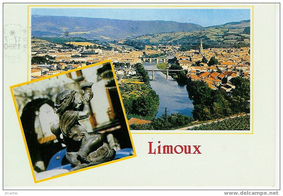 11 - LIMOUX - Multivues - Carte Moderne - Limoux