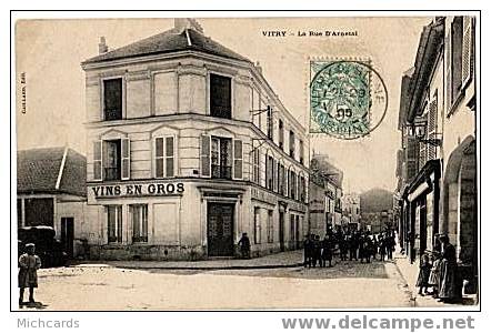 CPA 94 VITRY - La Rue D'Arnetal - Vitry Sur Seine