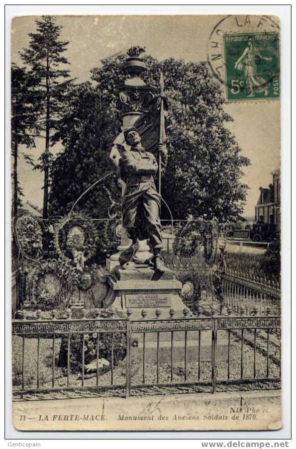 H27 - LA FERTE MACE - Monument Des Anciens Soldats De 1870 - La Ferte Mace