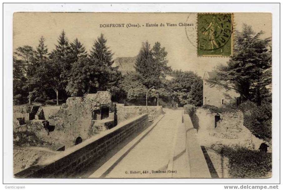 H27 - DOMFRONT - Entrée Du Vieux Château (1917) - Domfront