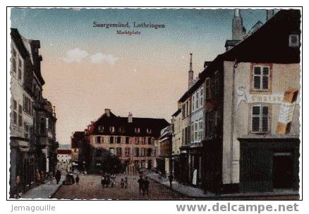 SARREGUEMINES 57 - Saargemünd, Lothringen - Marktplatz - Photographie 1992 - Sarreguemines