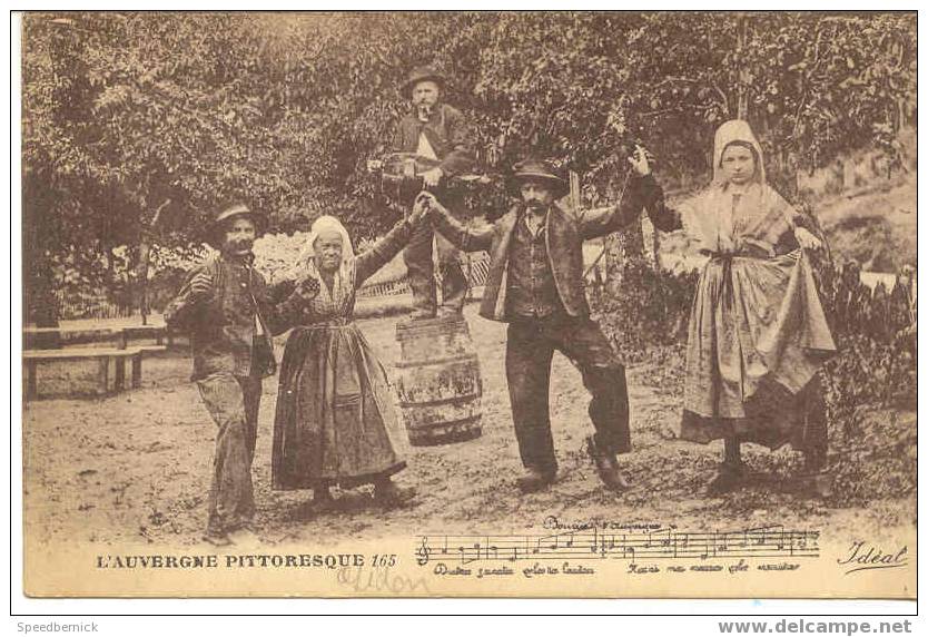 3786 L'Auvergne Pittoresque . Bourrée Auvergnate . Idéal - Auvergne