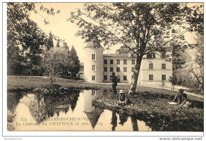 3771 Saint Amand Roche Savine . Le Chateau Du Chapioux Et Son Etang .199 éditeur Ill - Autres & Non Classés