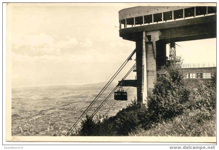 3706 Le Salève Téléphérique Et Vue Sur Annemasse 2910 GR - Autres & Non Classés