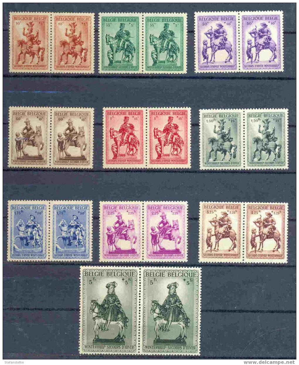 Belgie Ocb Nr : 583 - 592 **  (zie Scan) - Unused Stamps