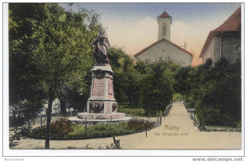 Alzey. Am Kriegerdenkmal. - Alzey