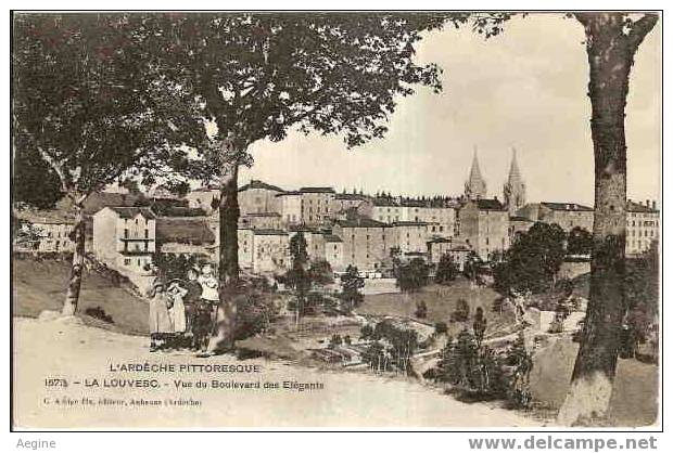 Ref No 07120- La Louvesc -vue Du Boulevard Des Elegants  - Bon Etat - La Louvesc