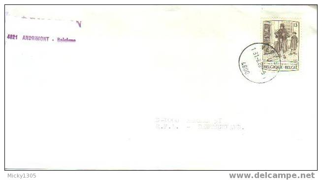 Belgien / Belgium - Umschlag Echt Gelaufen / Cover Used (3331) - Briefe U. Dokumente