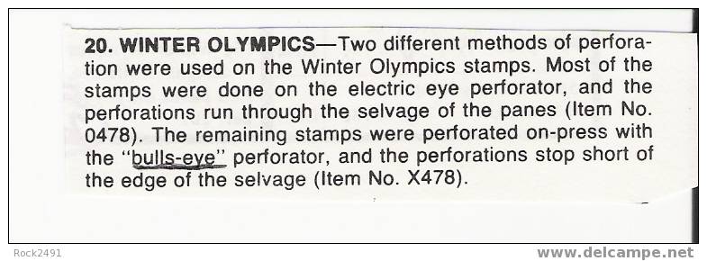 US Scott 1795A Thru 1798A - RARE Bullseye Perf Sheet Of 50 - 1980 Winter Olympics 15 Cent ** Mint - Volledige Vellen