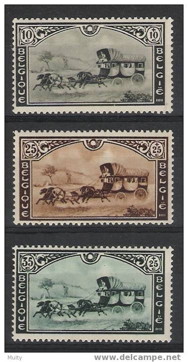Belgie OCB 407 / 409 (*) - Unused Stamps