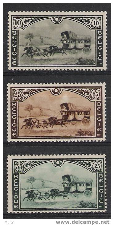 Belgie OCB 407 / 409 (*) - Unused Stamps