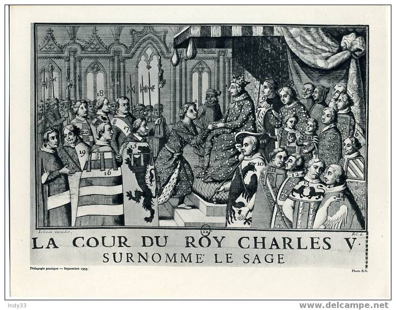 "LA COUR DU ROY CHARLES V SURNOMME LE SAGE" - Artis Historia