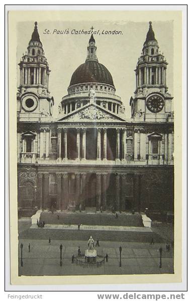 D 2656 - St. Paul's Cathedral, London - S/w Ak - St. Paul's Cathedral