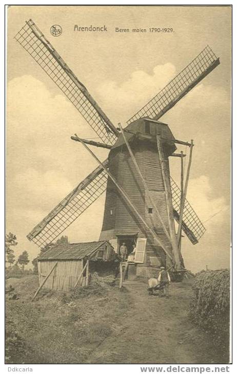 Arendonk - Beren Molen 1790-1929 - Molenaars Aan Het Werk ! - Arendonk