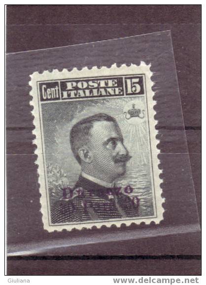 UFF.POSTALI ALL'ESTERO - LEVANTE/DURAZZO N. 3** 1909/11 - Europese En Aziatische Kantoren