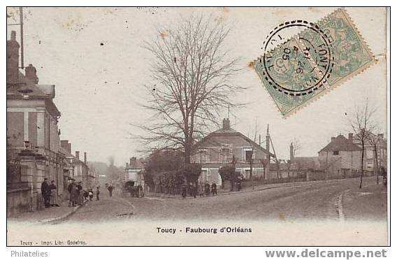 Toucy  Faubourg D Orleans 1905 - Toucy