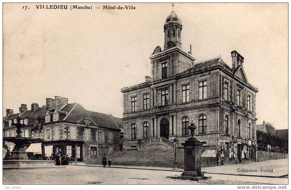 50 VILLEDIEU LES POELES Hotel De Ville, Ed Tardif 17, 191? - Villedieu