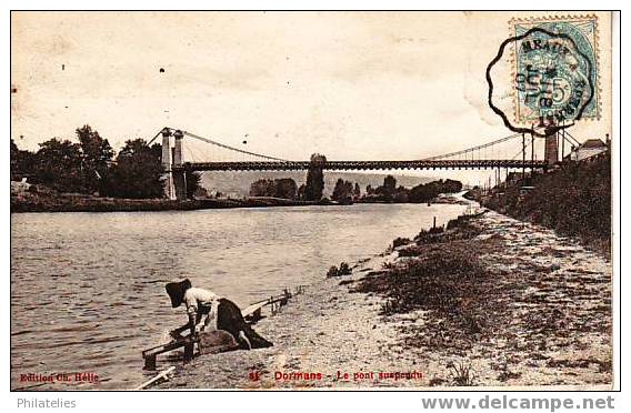 Dormans Pont Suspendu 1907 - Dormans