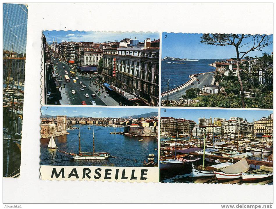 EN PROVENCE 13 B D R  MARSEILLE LE FERRY BOITE ABIMEE + CANEBIERE /CORNICHE/ PORT/ BARQUES DE PECHE - Endoume, Roucas, Corniche, Plages