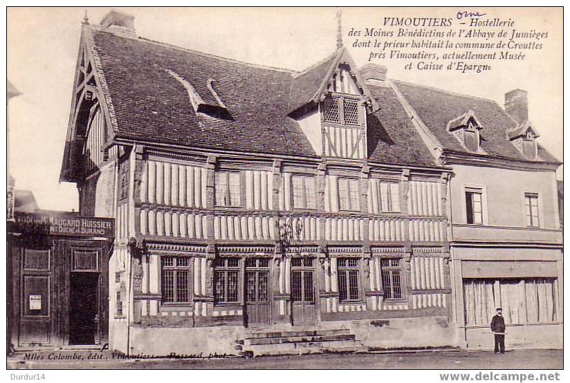 61/VIMOUTIERS.  Hôtellerie Des Moines Bénédictins De Jumièges (Avec Petit Historique) - Vimoutiers