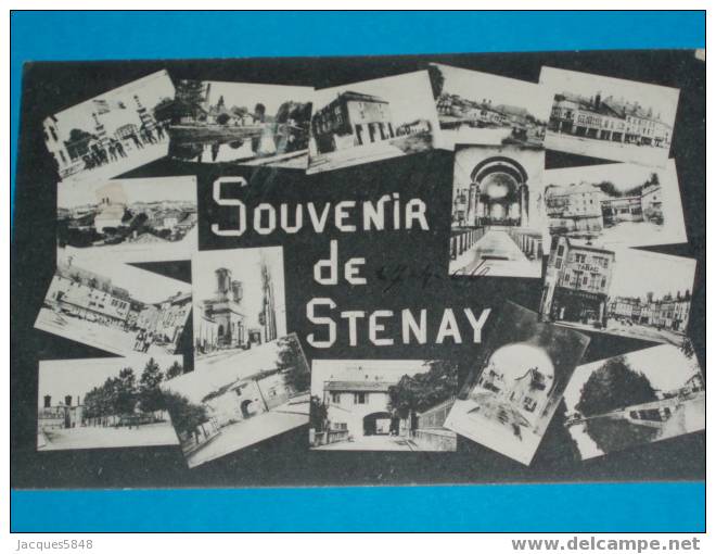 55)- Stenay-- Souvenir De Stenay --- Tres Belle Carte - Stenay