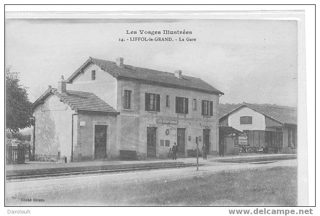 88 // VOSGES // LIFFOL LE GRAND / LA GARE / Cliché GIROUX, N° 14 / - Liffol Le Grand