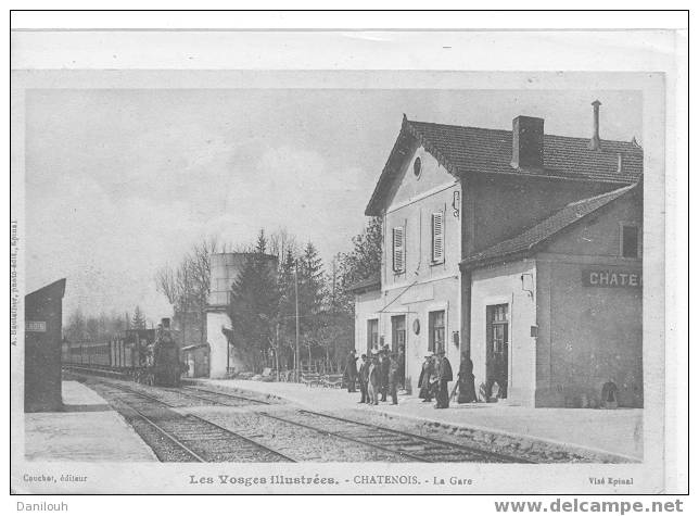 88 // VOSGES // CHATENOIS / La Gare, Couchet édit / ANIMEE / # - Chatenois