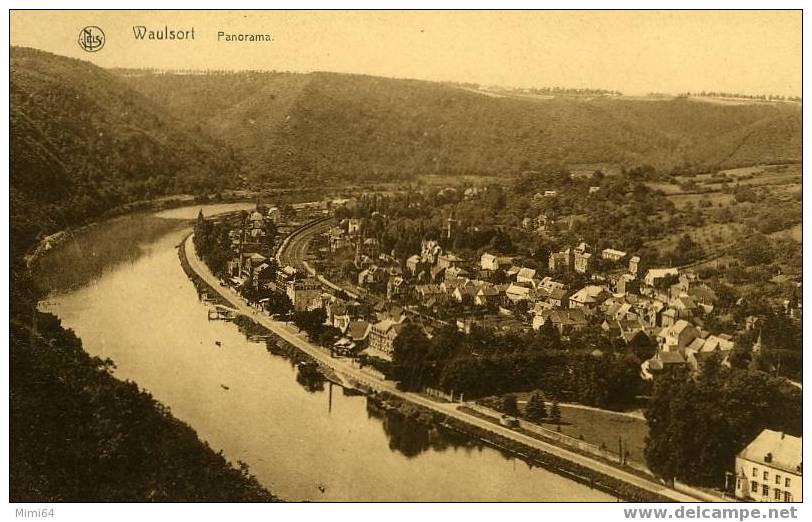 WAULSORT . 2.C.P.A. ECLUSE ET LE VILLAS . LE PANORAMA - Hastière