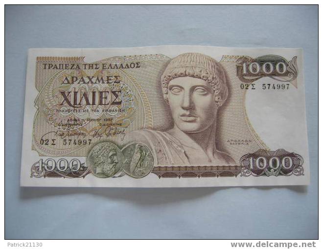 GRECE  /  1000 DRACHMAI PICK 202 - Grèce