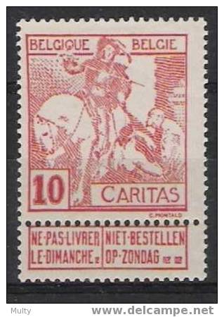 Belgie OCB 87 (*) - 1910-1911 Caritas