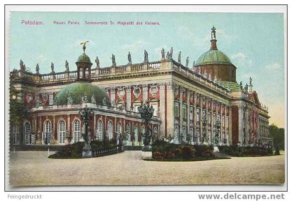 D 2689 - Potsdam. Neues Palais ... - Chromolithographie - Potsdam