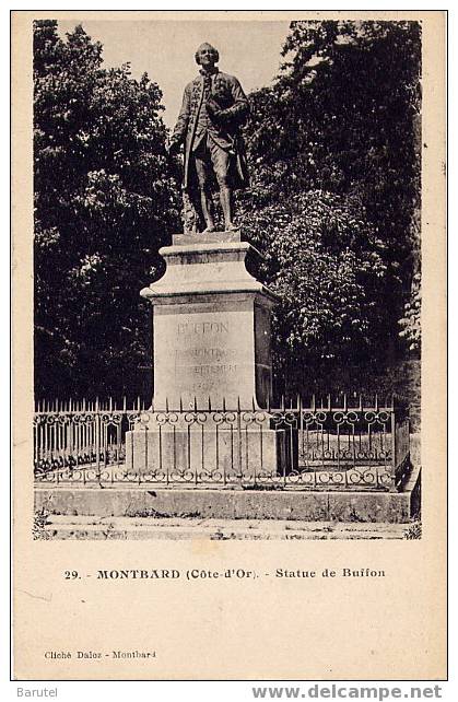 MONTBARD - Statue De Buffon - Montbard