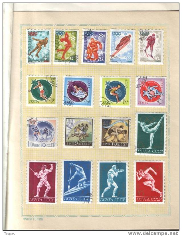 Russia / Soviet Union 1974 Original Stamps Selection No. 72 - Sport - Collections
