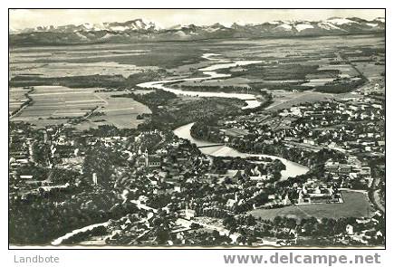 891 Landsberg / Lech Bei Föhn Mit Wetterstein, Zugspitze Und Tiroler Berge - Kleines Format - - Zugspitze