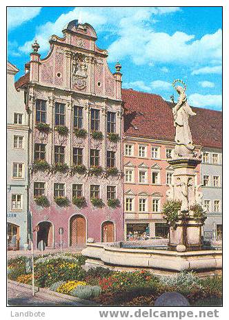 891 Landsberg / Lech An Der Romantischen Strasse Das Rathaus - Landsberg