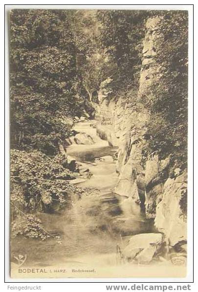 D 2709 - Bodetal I. Harz. Bodekessel - Ak Von Louis Glaser, 1907 - Unterharz