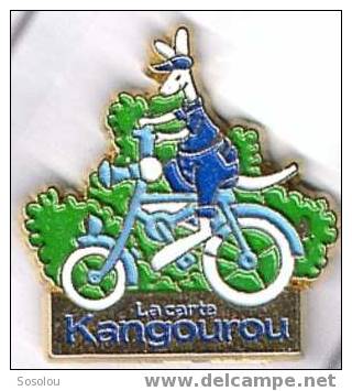 La Carte Kangourou. Le Kangourou à Bicyclette - Banken