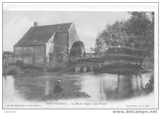 89 // YONNE / SAINT FARGEAU / Le Moulin Ragon (coté Ouest) / Coll J.D. / * # - Saint Fargeau