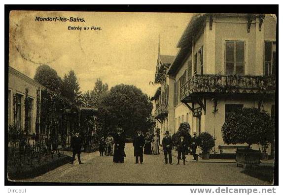 3057 -   Mondorf-les-Bains  Entrée Du Parc - Bad Mondorf