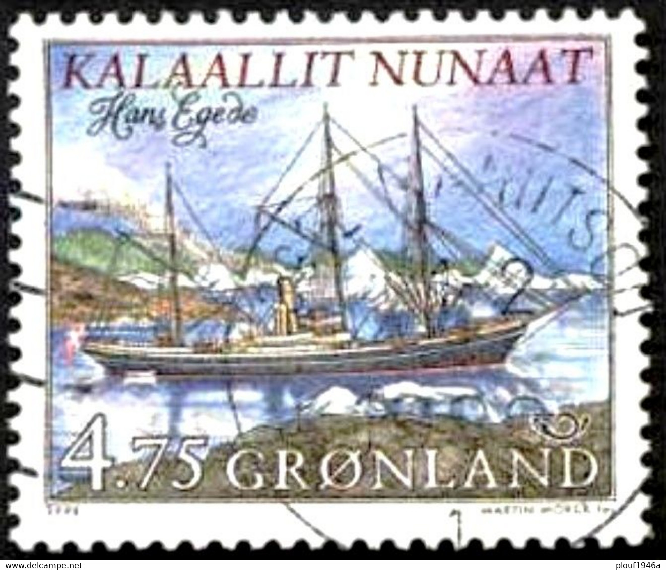 Pays : 149,1 (Danemark : Groenland)  Yvert Et Tellier N° :   307 A (o) - Gebraucht