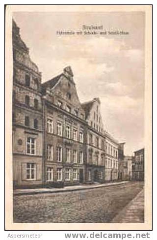 STRALSUND FAHRSTRABE MIT SCHEELE UND SCHILL-HAUS CPA RARISIME TOP CARTE TOP COLLECTION NEUVE NON ECRITE UNCIRCULATED - Stralsund