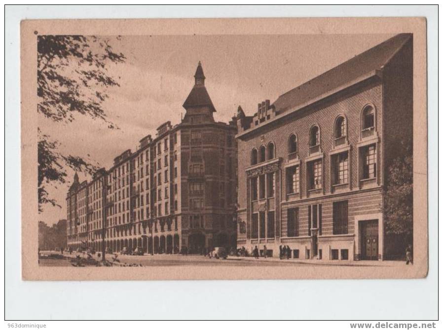 Tourcoing (Nord) - L'avenue Gustave-Dron Et L'Hôtel Des Postes 1947 - Tourcoing