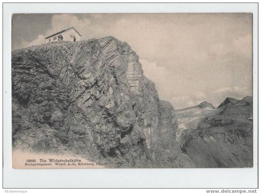 Die Wildstrubelhütte 18385 Hochgebirgserie Wehrli A.G., Kilchberg, Zürich - Trub