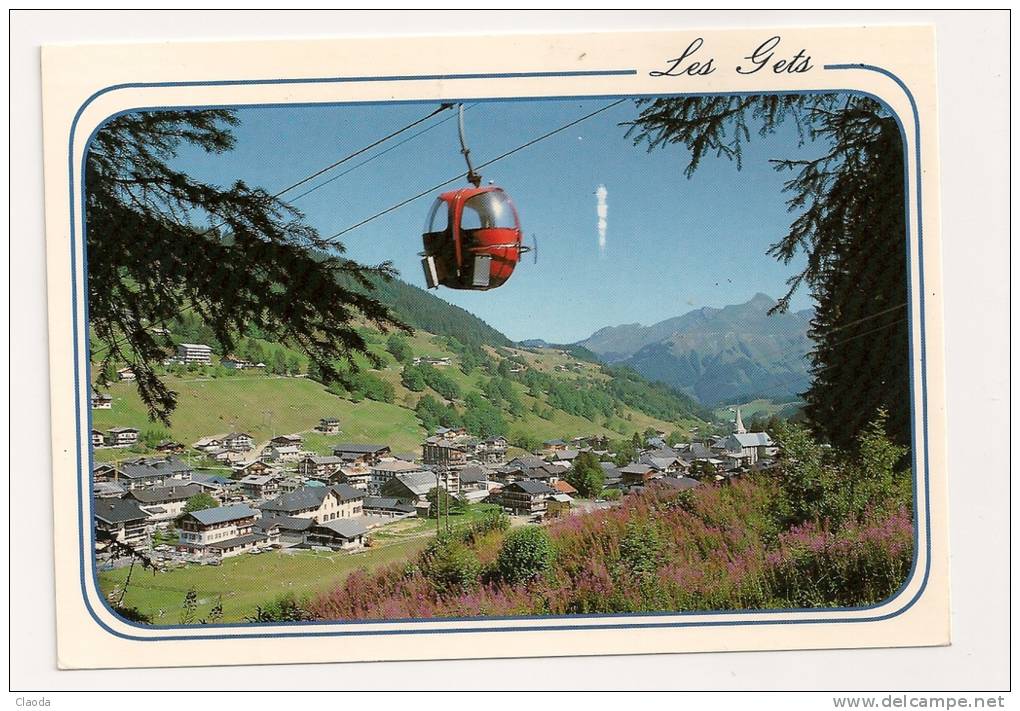 1949 - CP LES GETS (Hte Savoie) ( Téléphériques) - Les Gets