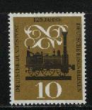 GERMANY 1961 Eisenbahn MNH 345 # 1804 - Unused Stamps